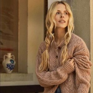 Doen Adler Cardigan Sweater in Clay